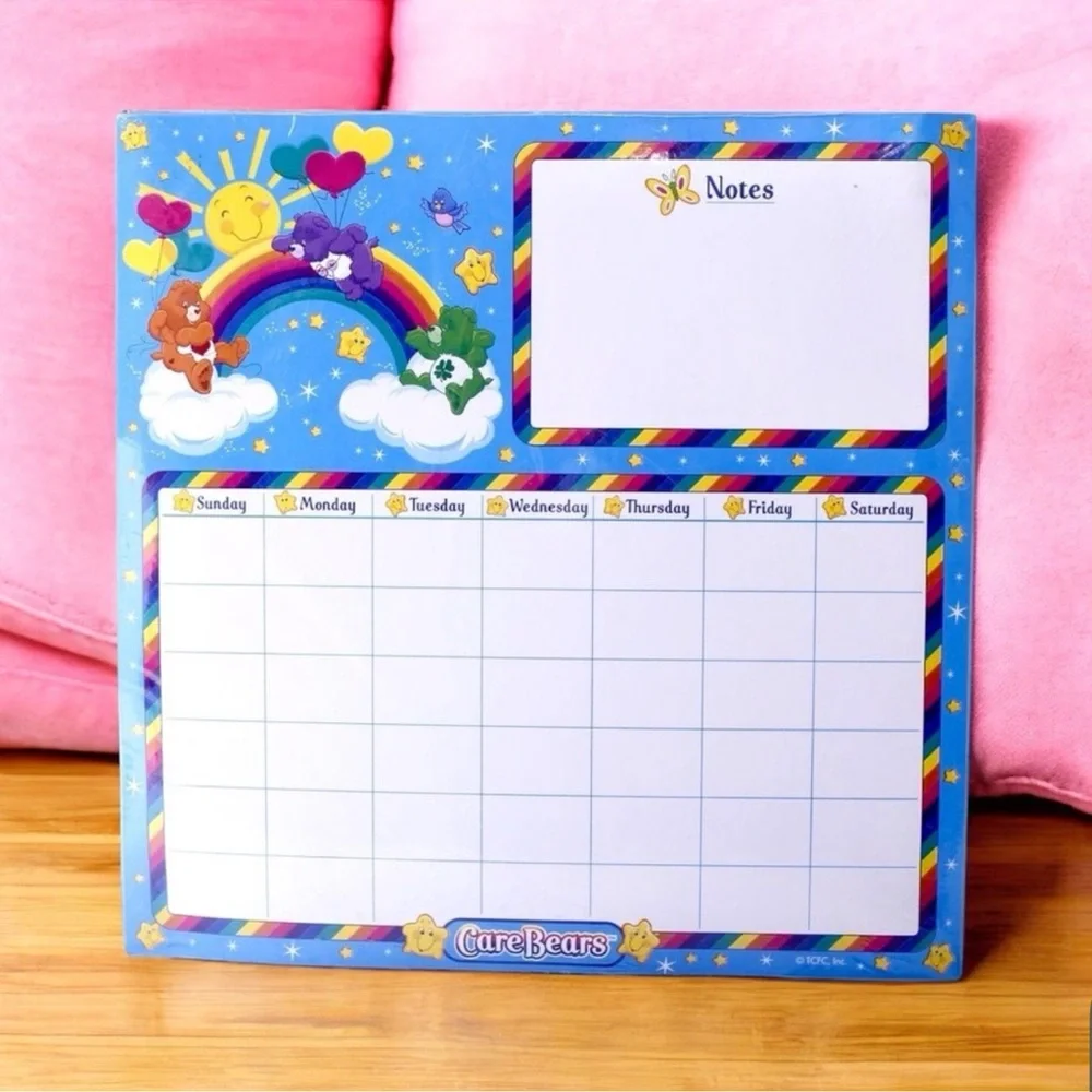 Care Bears NWT Dry Erase Calendar